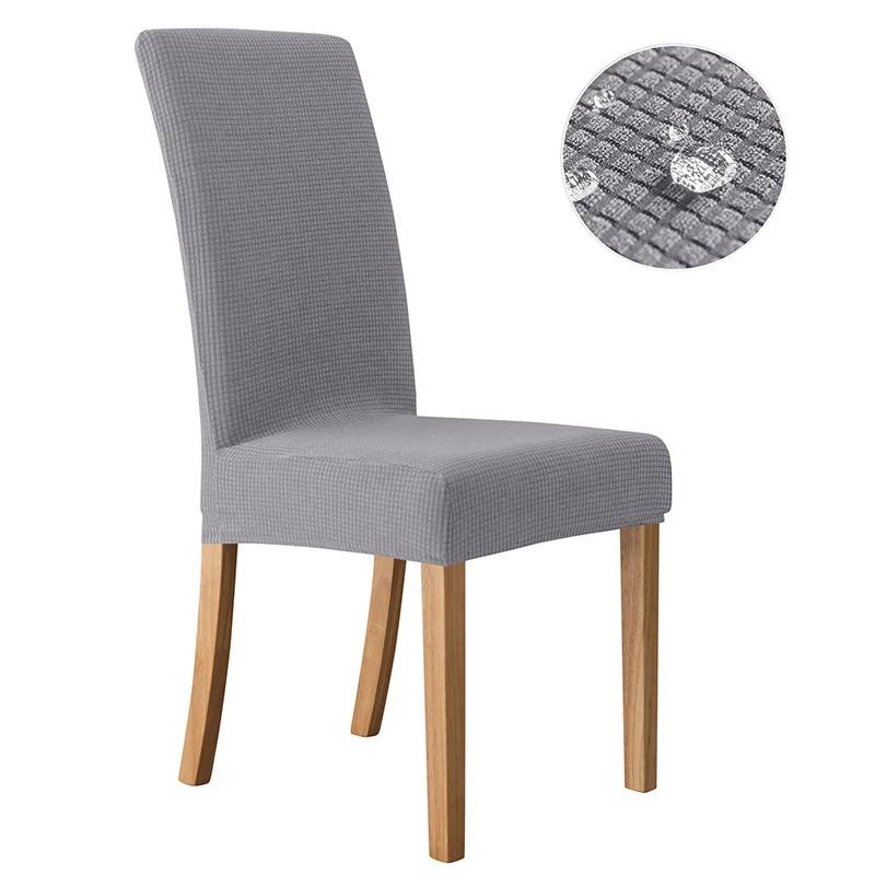 Spandex scaune de sufragerie huse jacquard huse impermeabile pentru scaune lavabile Parsons huse pentru scaune reglabile 2 4 6 set