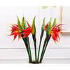 3 Pcs Large Bird of Paradise 32 Inch Permanent Flower,UV Resistant No Fade Flower Part is Made of Soft Rubber PU,Artificial Flower Plants for Home