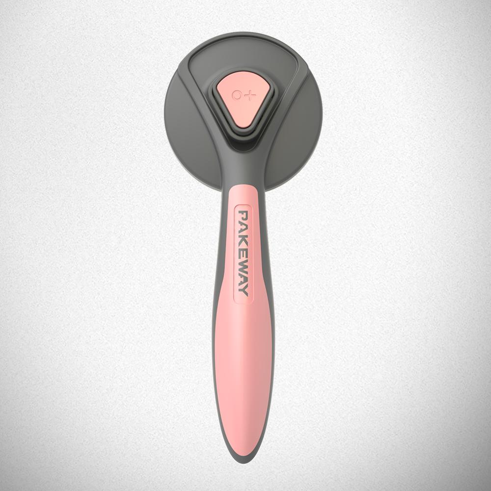 Hair Comb For Cats Self-Cleaning Hair Removal Slicker Brush Shedding Dog Brush Grooming Skin Friendly Cat Comb Stainless Steel