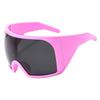 Tech Punk Style Large Frame Sunglasses for Men and Women - Perfect for Parties, Gatherings, and Outdoor Sports