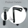 Quill Stem Bike Handle Bar Gooseneck Aluminum Alloy Easy Installation 25.4mm Handlebar Riser
