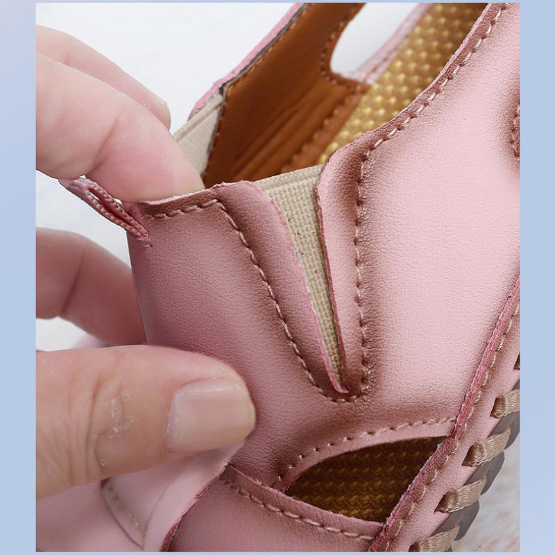 Women's Leather Sandals Casual Shoes Summer Beach Sandals