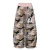 Womens Camo Print Wide Leg Pants Loose Fit Casual Trousers Street Style 2026