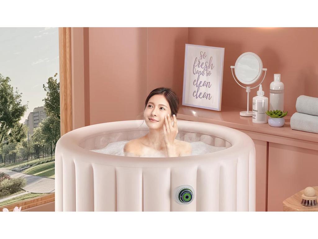 Faltbare aufblasbare Badewanne für Erwachsene für den Gebrauch zu Hause und in der Dusche