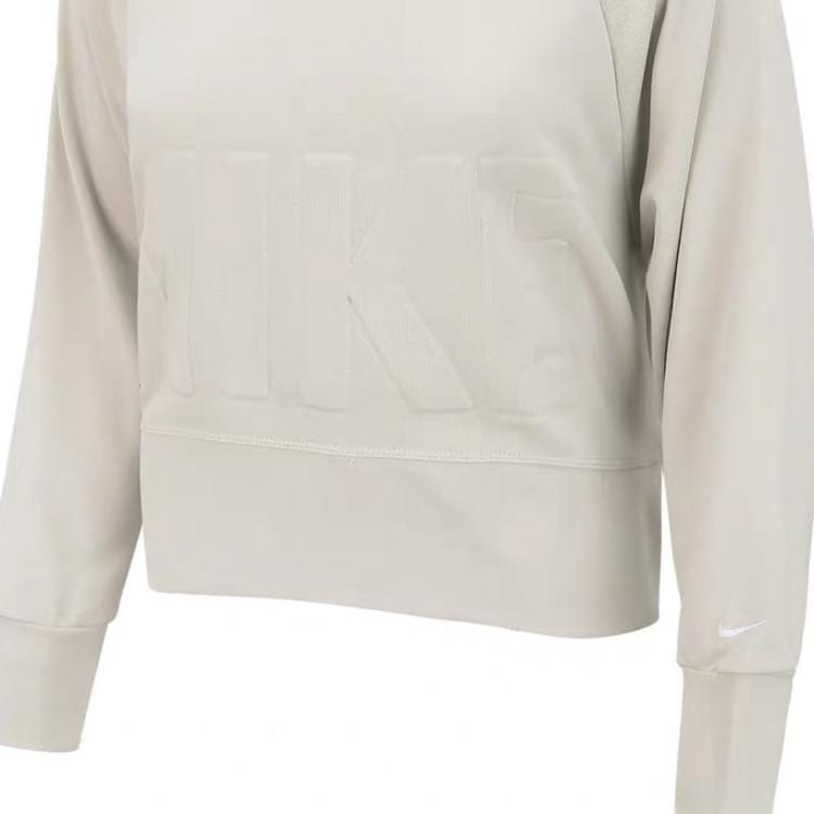 Nike TOP VERSA Sweatshirt Women's Ochre Sand/White CD8794-008