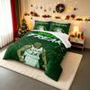 Duvet Cover Set Giannis Greek Freak Bucks 34 Green Lightning Basketball NBA for Men Bedroom Decor Fan Gift