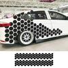 Car Stickers Door Side Vinyl Decor Auto Graphics Honeycomb Stylish Style Universal Decals External Tuning Accessories