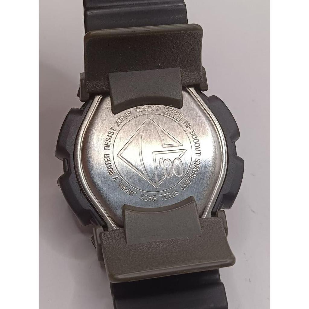 Used Battery replaced G-SHOCK DW-9000VT limited model with copy of manual