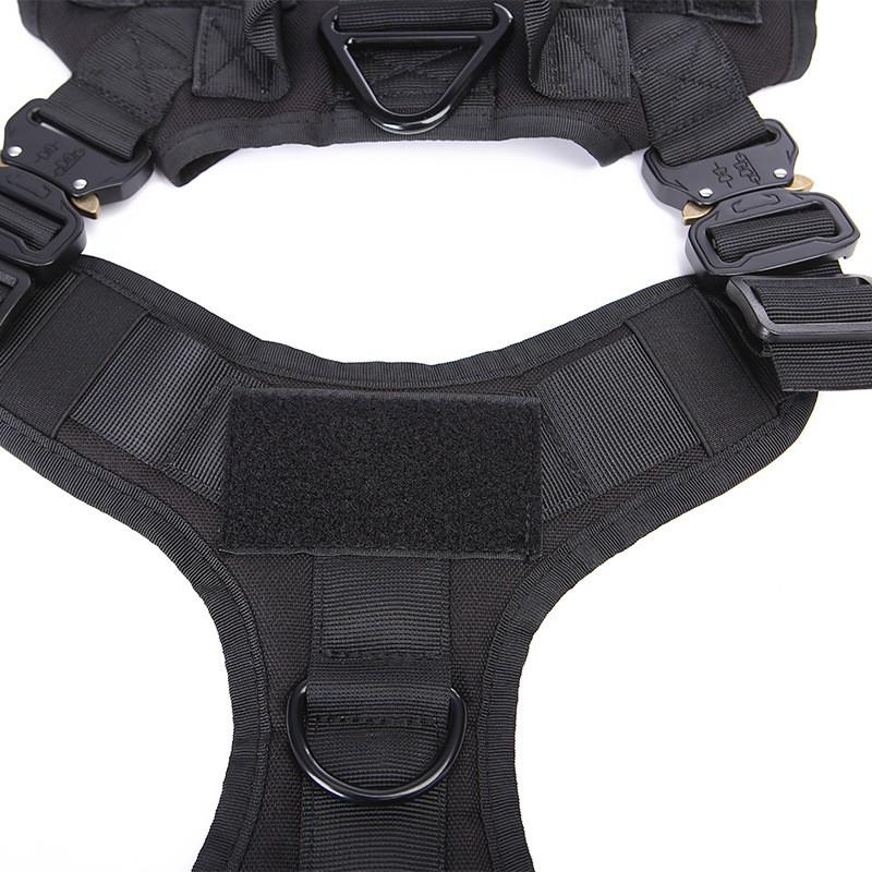 Dog Harness Vest Large Breeds Outdoor Training Walking Anti-Pull Adjustable Nylon Pet Apparel