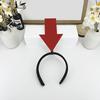 Women Girls Headband Funny Arrows Decor Elastic Hair Hoop Hair Accessory Weddings Parties Daily Wear