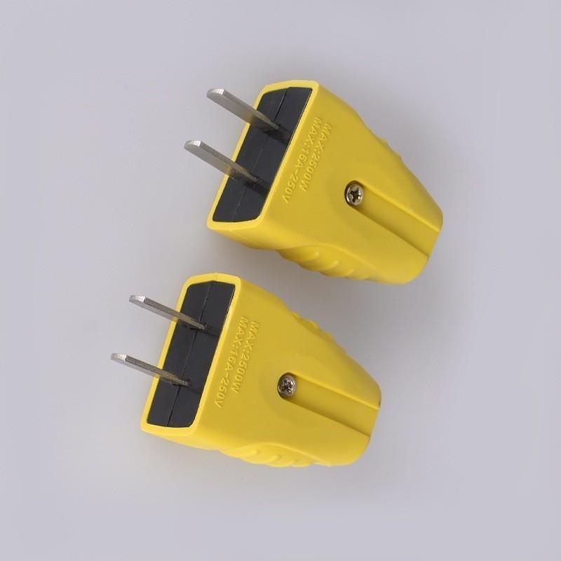 Fixed Integrated Power Plug High Power 250V 16A Flame Retardant for RV Camper Internal Electrical System Installation