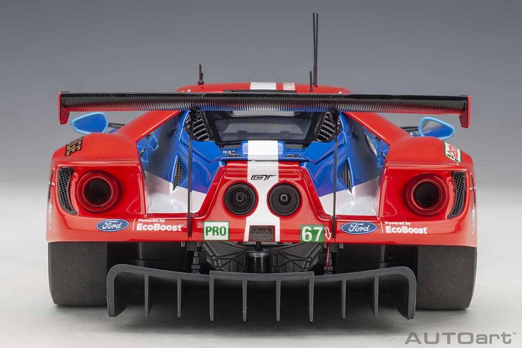 AUTOart Ford GT 2017 Le Mans 24 Hours Race LMGTE Pro Class 2nd Place Finished Model 81710 1/18 #67