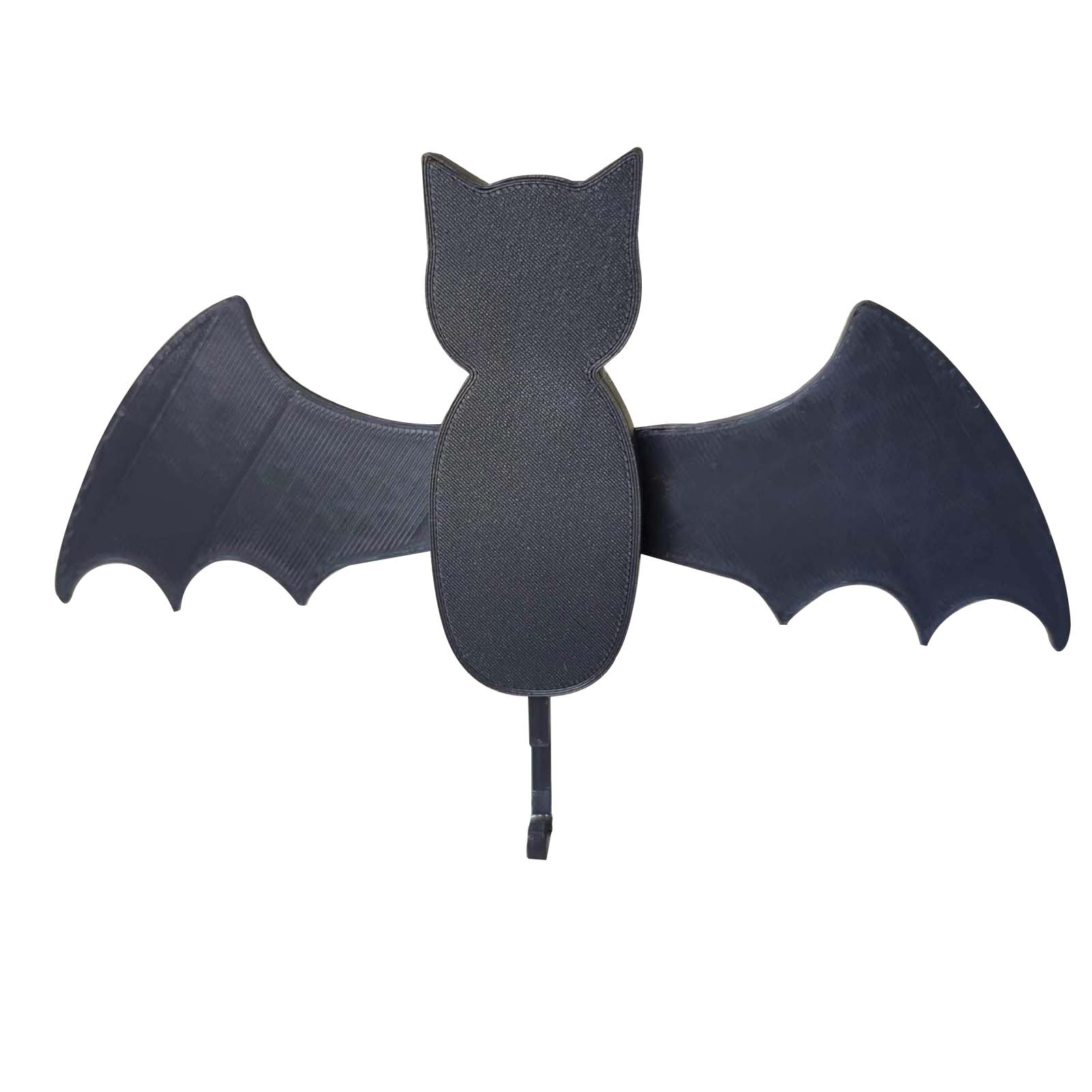 

Creative Key Holder Bat Wing Key Hanger Wall Decoration Self Adhesive Key Hook Storage For Entryway Hallway Kitchen Office Decor чёрный