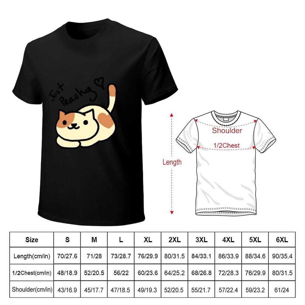 Just Peachy Peaches TShirt Man tshirt new gifts and tshirts summer tops t shirts for men cotton