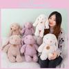 Adorable Long-haired Plush Bunny Toy For Kids 35cm And 50cm Sizes Available