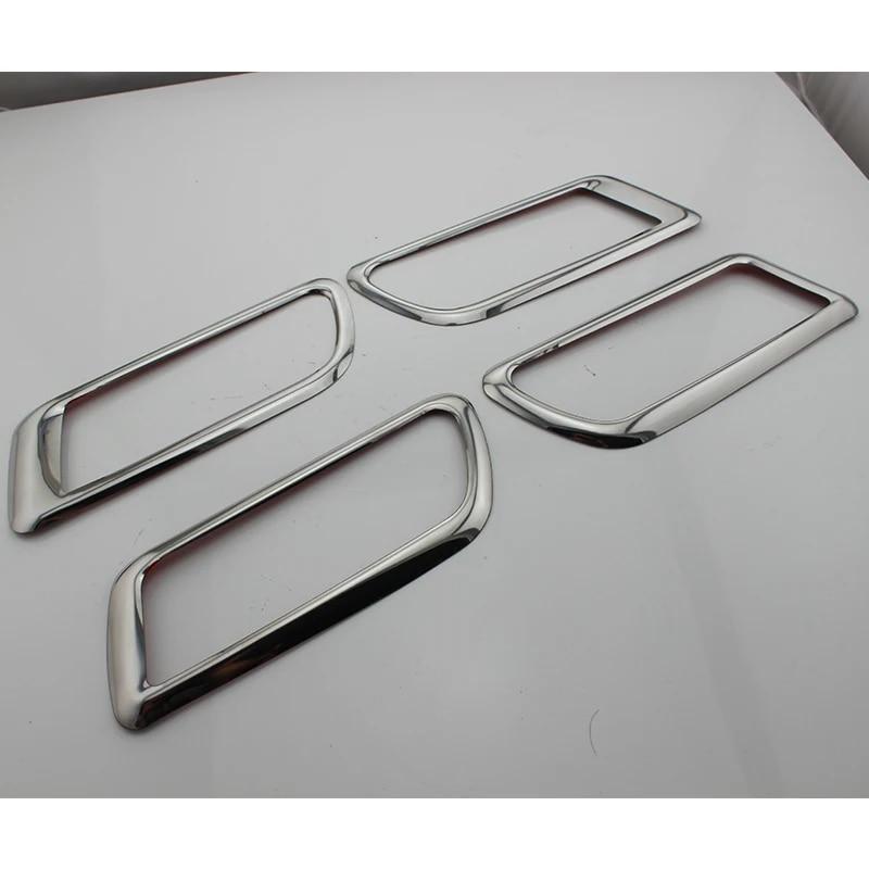 For Ford Focus 2 Mk2 2009 - 2012 Stainless Steel Inner Door Handle Circle Trim Chrome Sequins Cover Sticker