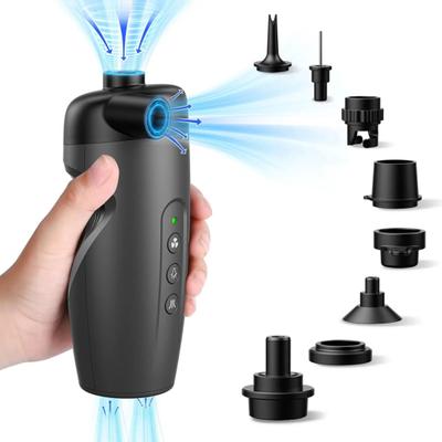 Electric Air Pump With Led Light 20Psi Portable 3000Mah Usb