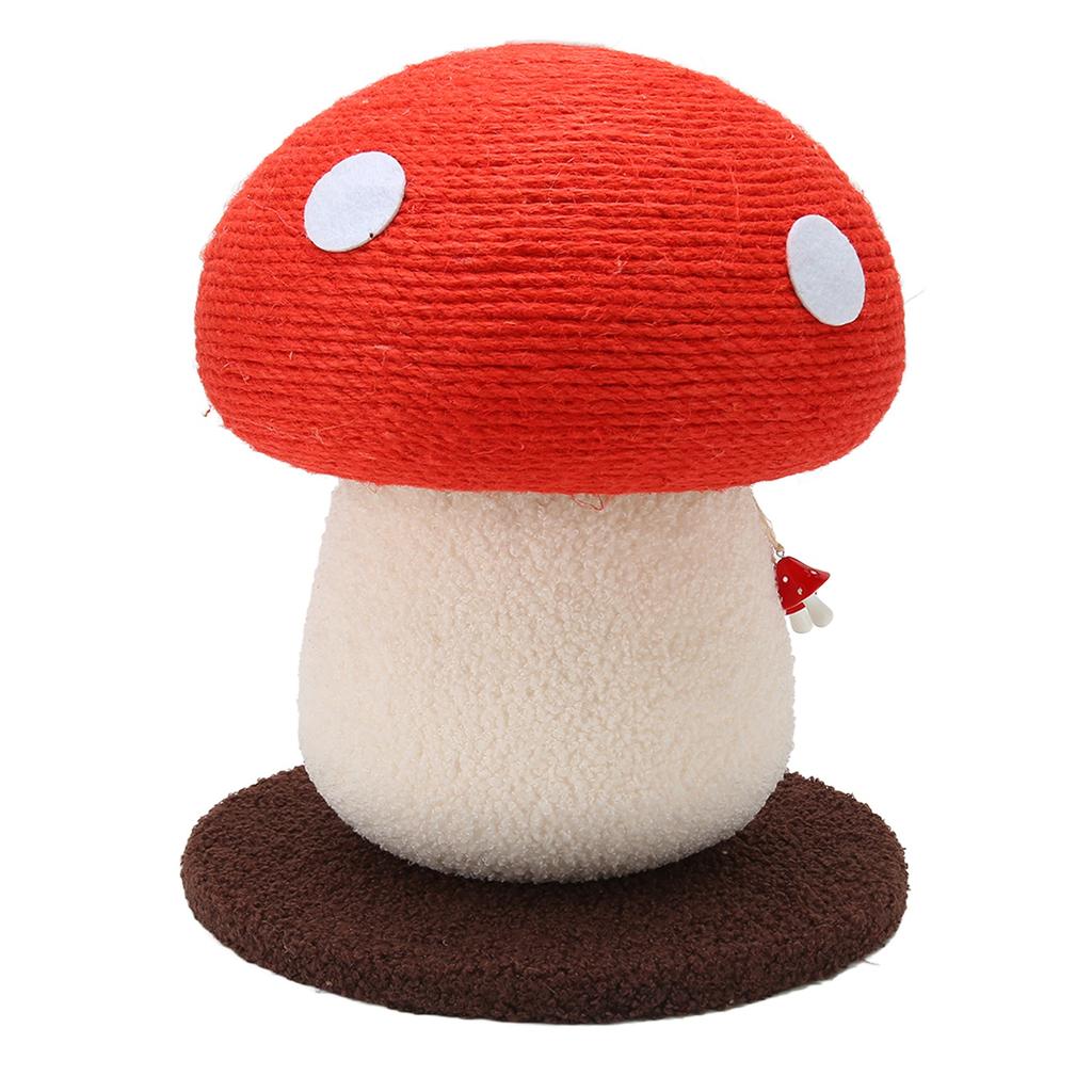 Pilzförmiges Katzenkratzbrett Langlebig Krallenschleifen Sisal Interaktiv Hautfreundlich Niedliches Katzenkratzbrett für