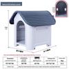 All-Season Waterproof Outdoor Dog House for Small To Large Dogs