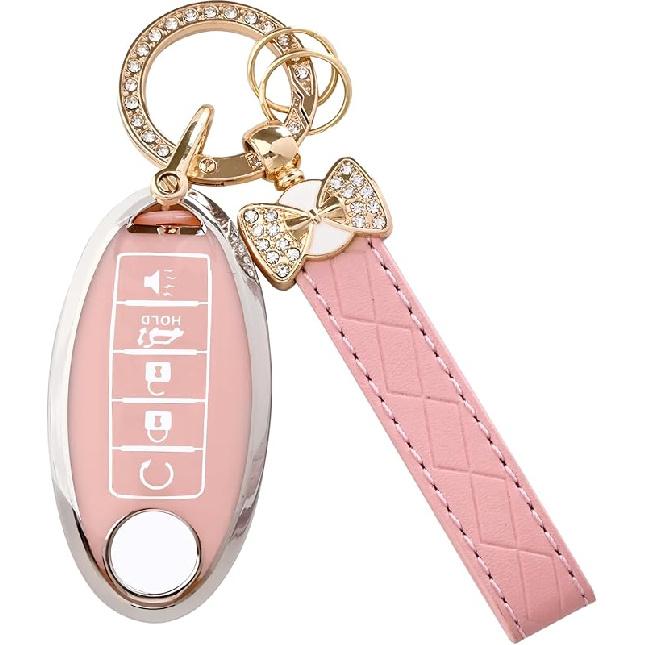 For Ford Key Fob Cover - Soft TPU Key Case Holder Car Key Case Shell Protection For Expedition Bronco Explorer Fusion Escape Lincoln Corsair Nautilus