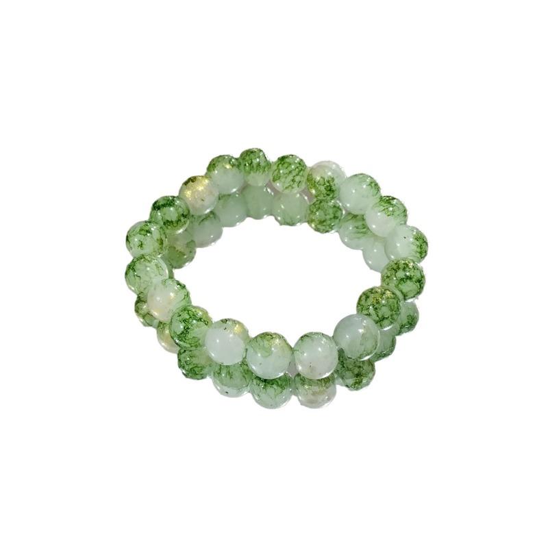 New Chinese-style Glass Bead Bracelet - A Unique and Exclusive Design for Women, Featuring A New Type of Lucky Charm Bracelet.