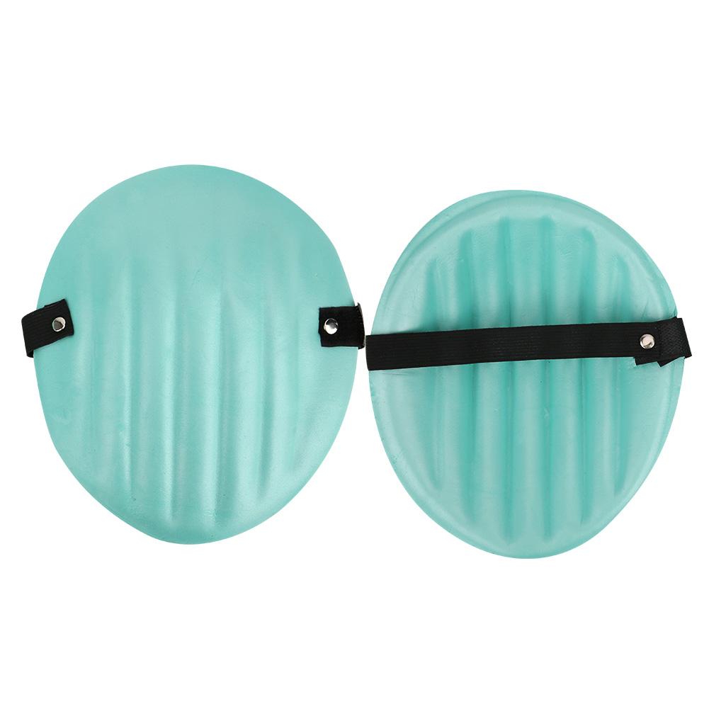 2Pcs EVA Foam Padding Knee Pads Leg Protector with Adjustable Hook Band for Fitness Yoga Roller Skating