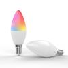 WiFi Smart Bulb RGB+W+C LED Kerzenbirne 5W E14 Dimmbares Licht Telefon APP SmartLife/Tuya Remote