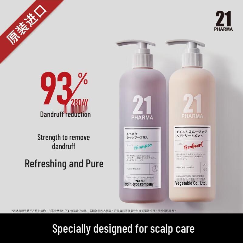 Farma 21 Fluffy Anti-Dandruff Shampoo & Conditioner Set