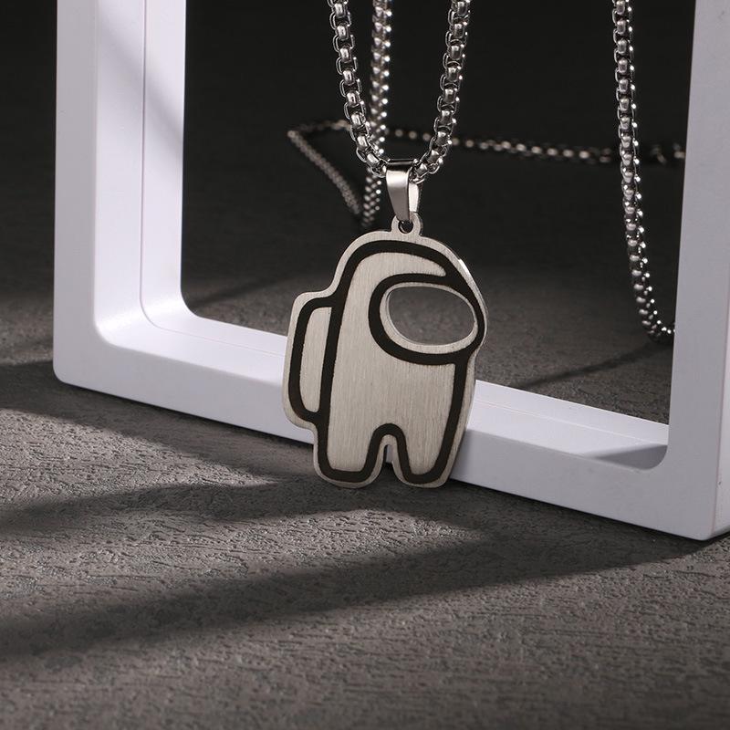 Men's Titanium Steel Hip Hop Pendant Necklace - Trendy, Non-fading Street Style