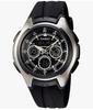 Casio Standard Analog-Digital Watch, Black, Men's, No. 1245-07-1