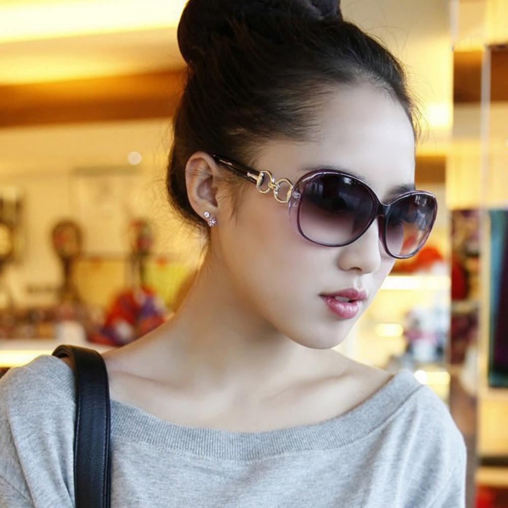 2025 new sunglasses women's UV protection trend large frame sunglasses European and American fashion driving sunglasses