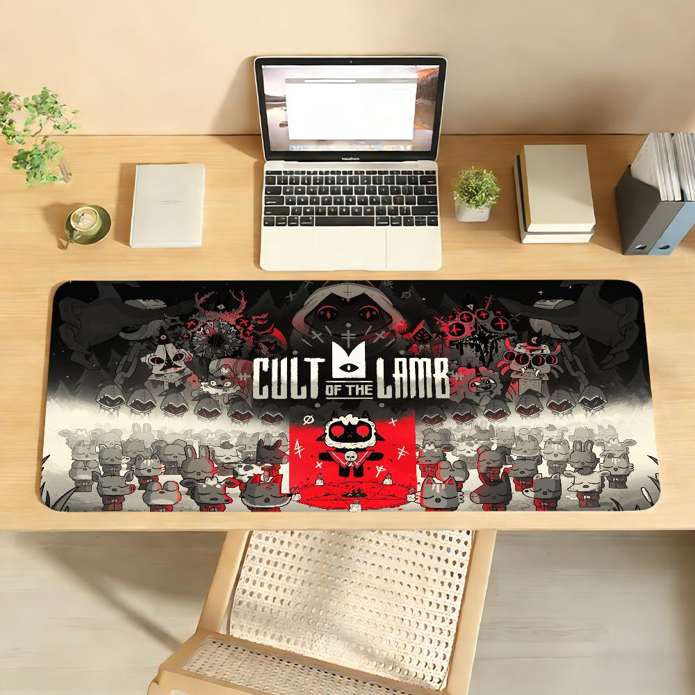 Spiel Kult des L-Lamms Mauspads Rutschfeste Gummi-Gamer Balance Computer-Matte Decoracion Schreibtischmatte Laptop Büro Groß