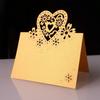 50Pcs Heart Shape Table Number Cards Wedding Table Number Card For Table Setting Wine Glass Christmas Wedding Decoration
