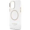 Guess Guhmp12Mhtrmd Iphone 12/12 Pro 6.1 Złoty/Gold Hardcase Metal Outline Magsafe