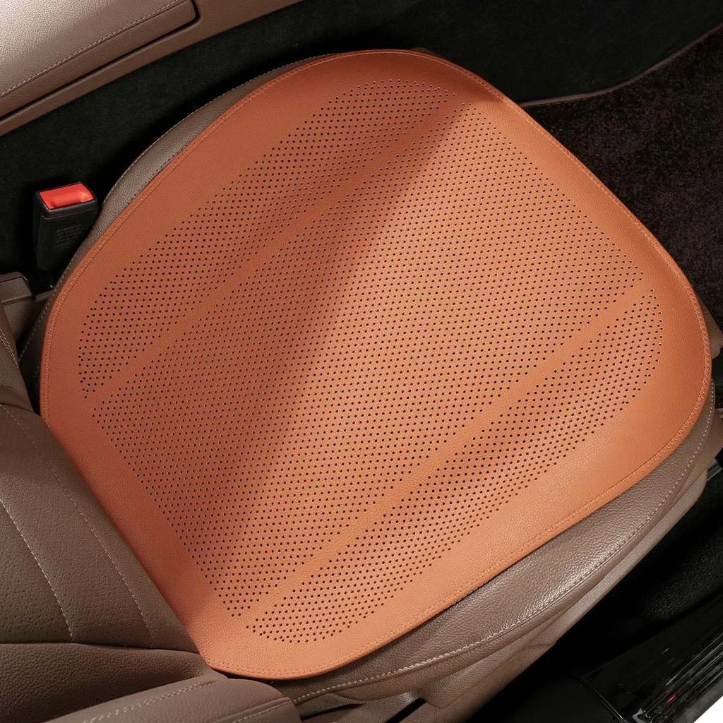 Car Seat Cushion Universal Four-season One-piece Half-pack Seat Ventilated and Breathable Summer Rear Seat Cushion Cover Set