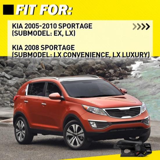 2 szt. lewe wewnętrzne klamki drzwi do Kia Sportage EX LX 2005-2010 Przód i Tył