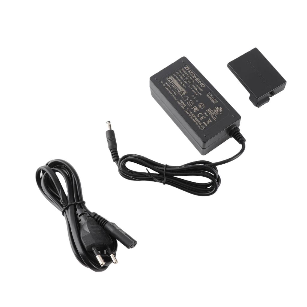AC Adapter Power Supply and LPE8 Dummy Battery DC Coupler Kit for Canon 550D Camera
