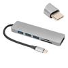 6 In 1 TypeC to HD Multimedia Interface Hub Adapter Converter USB3.0 Video o Interface