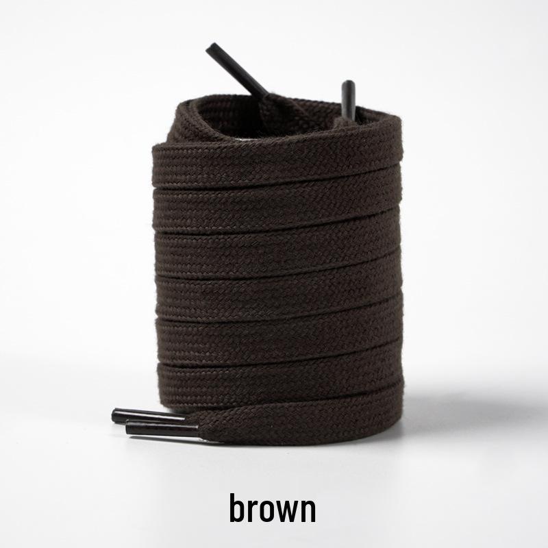 

Flat Polyester-Cotton Shoelaces for Men s and Women s AF1, AJ1, and Little White Canvas Shoes 80 cm