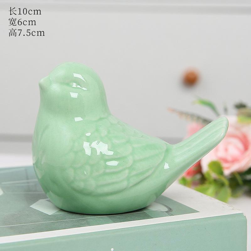 Cute Ceramic Bird Ornaments Simulated Accessories Home Ceramic Ornaments Decorations