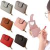 PU Leather Women's Wallet Solid Color Zipper Coin Purse Gift Mini Coin Pocket  Unisex