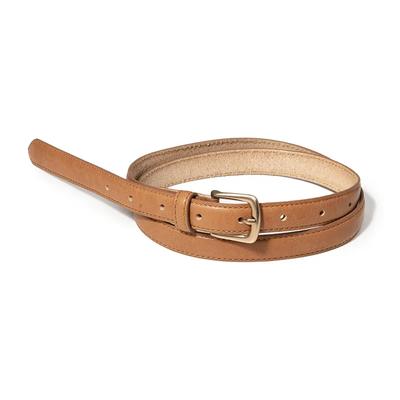 Basit vintage dana derisi kemer (T022_tan)