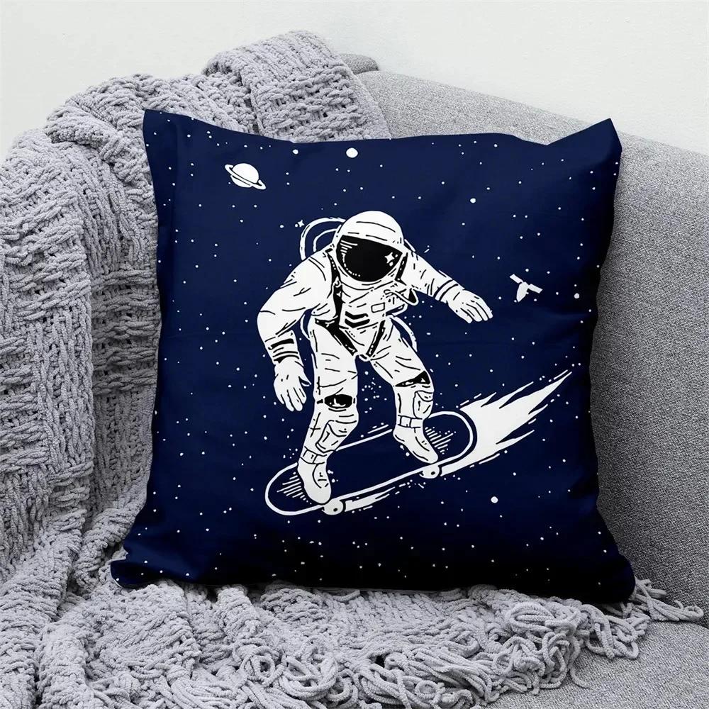 Lyxig Heminredning Kuddfodral Vardagsrum Soffa Kuddfodral Kosmiskt Rymdmönster Kuddfodral