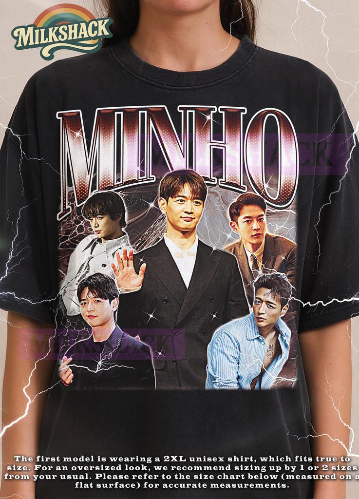 Minho Shirt, Minho Bootleg Shirt, Vintage Kpop Idol Singer Performer SHINee Tee, 90s Retro Throwback T-shirt, Minho Sweater