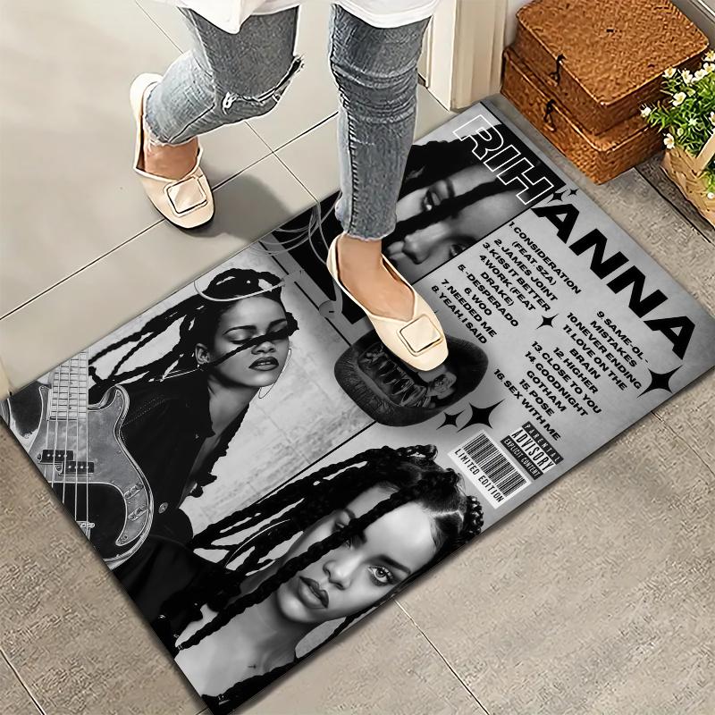 Rihanna Carpet Rug for Living Room Bedroom Home Sofa Decoration,Kids play Nonslip Floor Mat