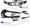 Unisex Anti-Fog Electroplated HD Swimming Goggles - Adjustable Waterproof Design
