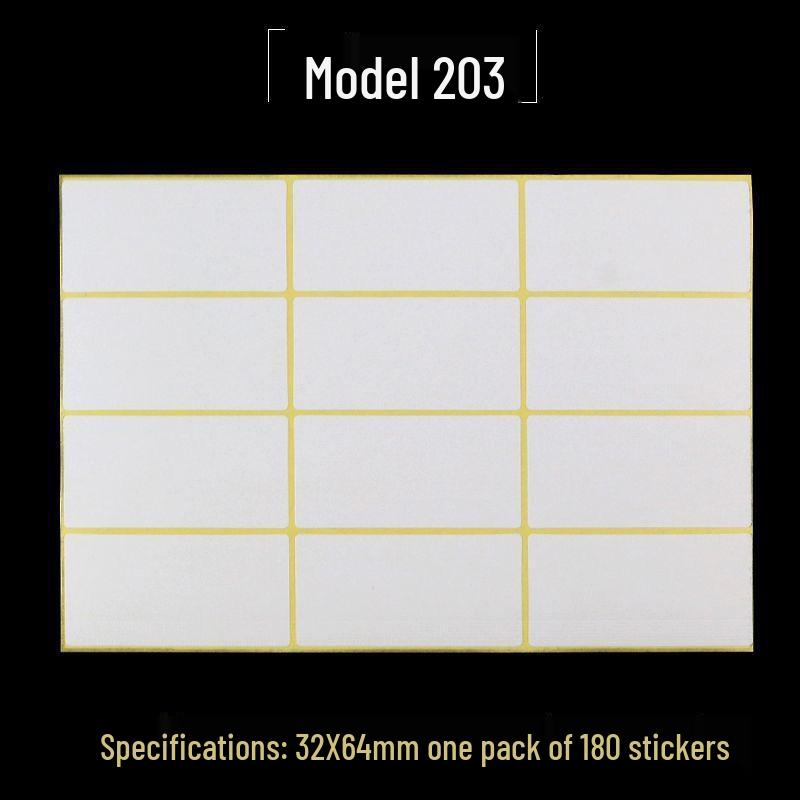 A5 Adhesive Matte White Label Stickers - Printable, Writable, Removable Name Tags