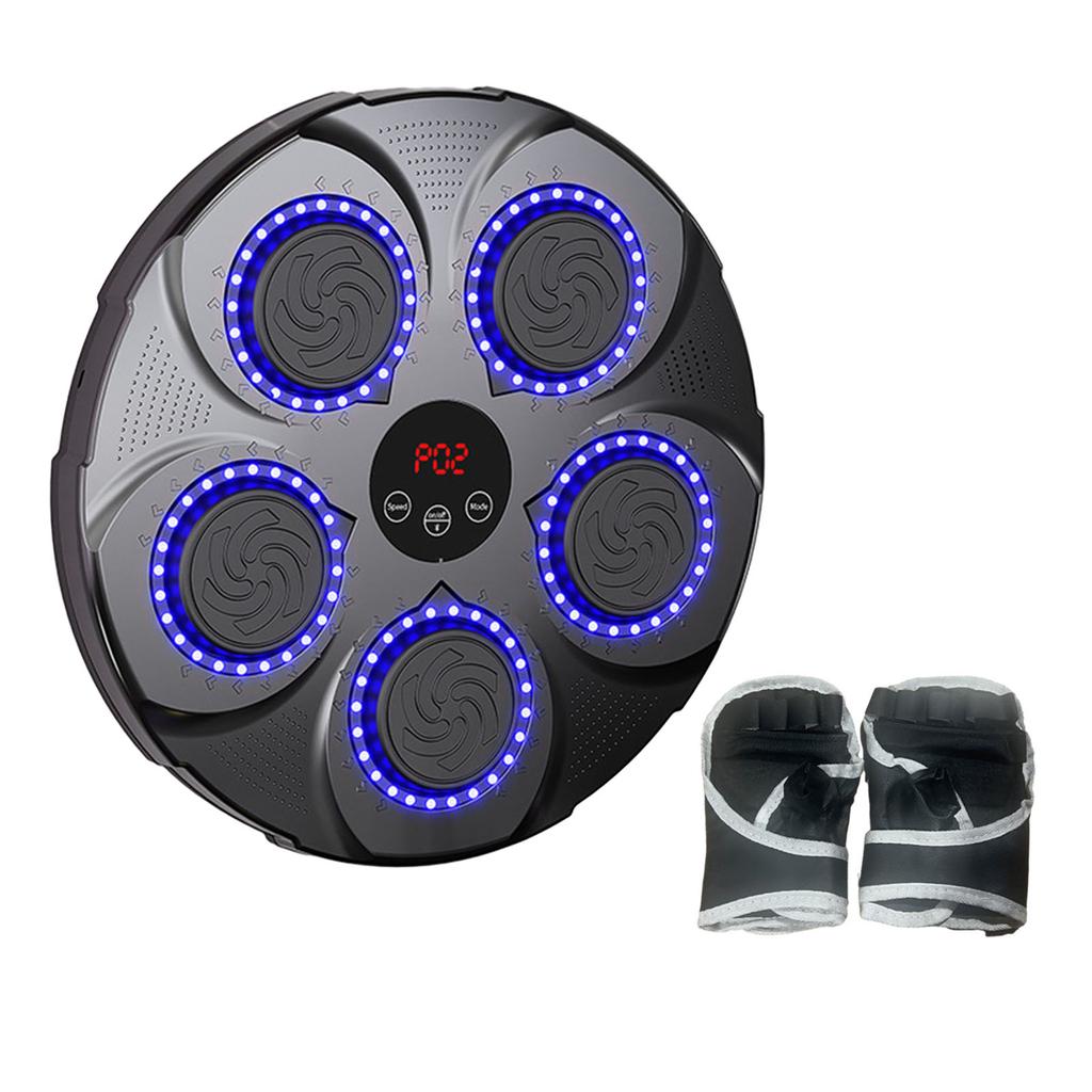 Music Boxing Training Machine with Gloves Smart Music Boxing Pad Home Punching Pad Wall Hanging Sanda Sandbag For Kids Adults