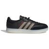 adidas Velosamba Leather Black Cyber Metallic Unisex Sneakers Core-Black Pure-Ruby IH5214