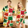 Couples Halloween Print Comfortable Pajama Set for Loungewear